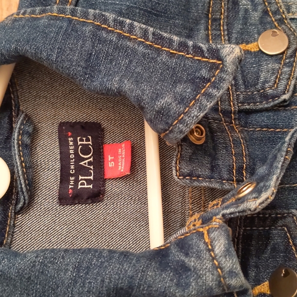 Children's Place Girls Jean Jacket - Picture 2 of 5